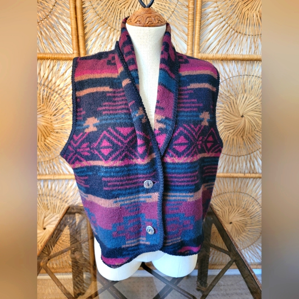 Aztec Vintage Wool Vest